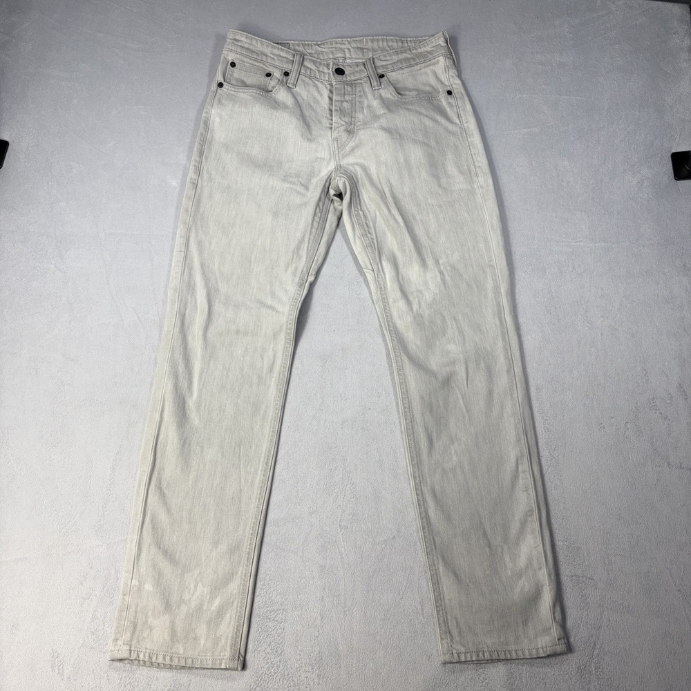 Levis 511 Jeans Mens Tag 29x30 Actual 29X27.5 Gray Stretch‎ 5 Pocket Denim Pants
